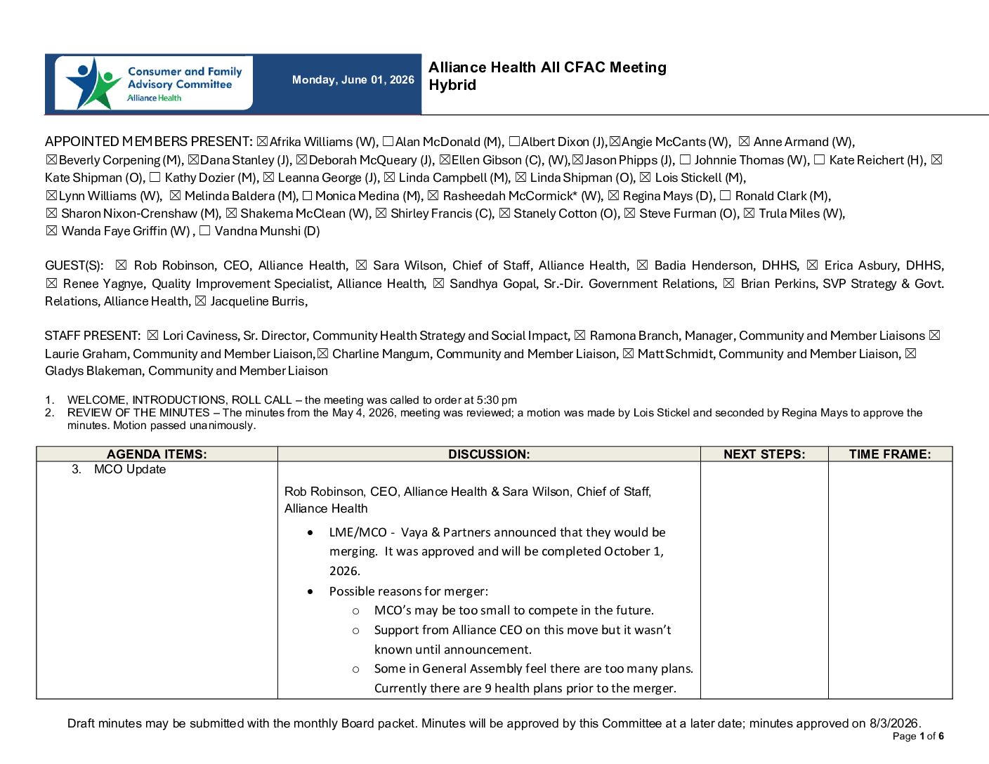 All CFAC Meeting Minutes June 2026