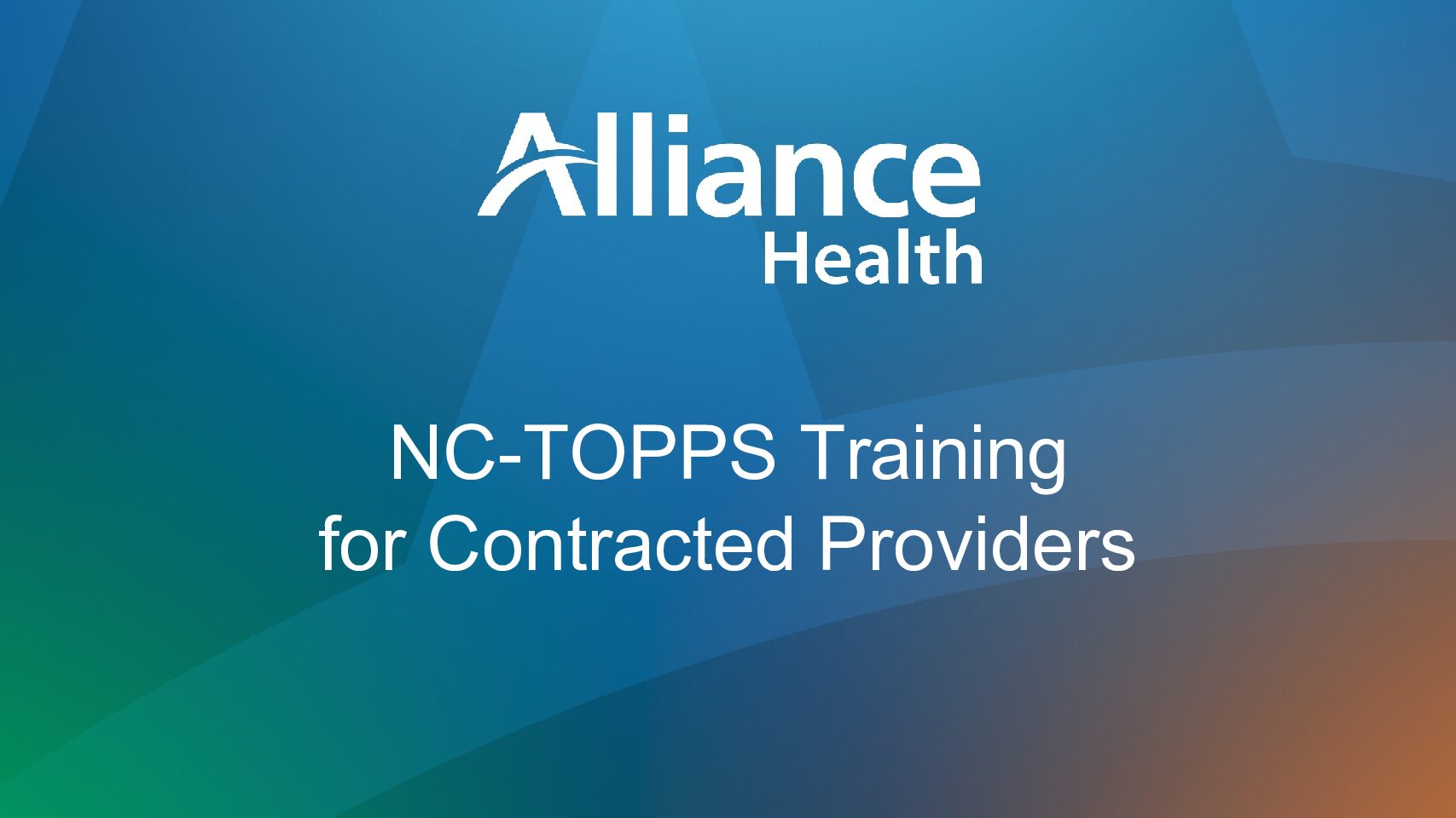 NC-TOPPS Training