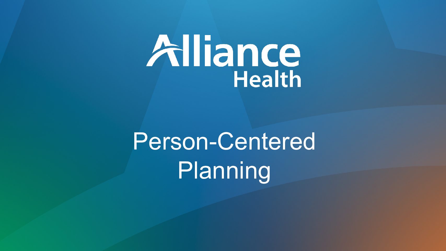 Person-Centered Planning Training