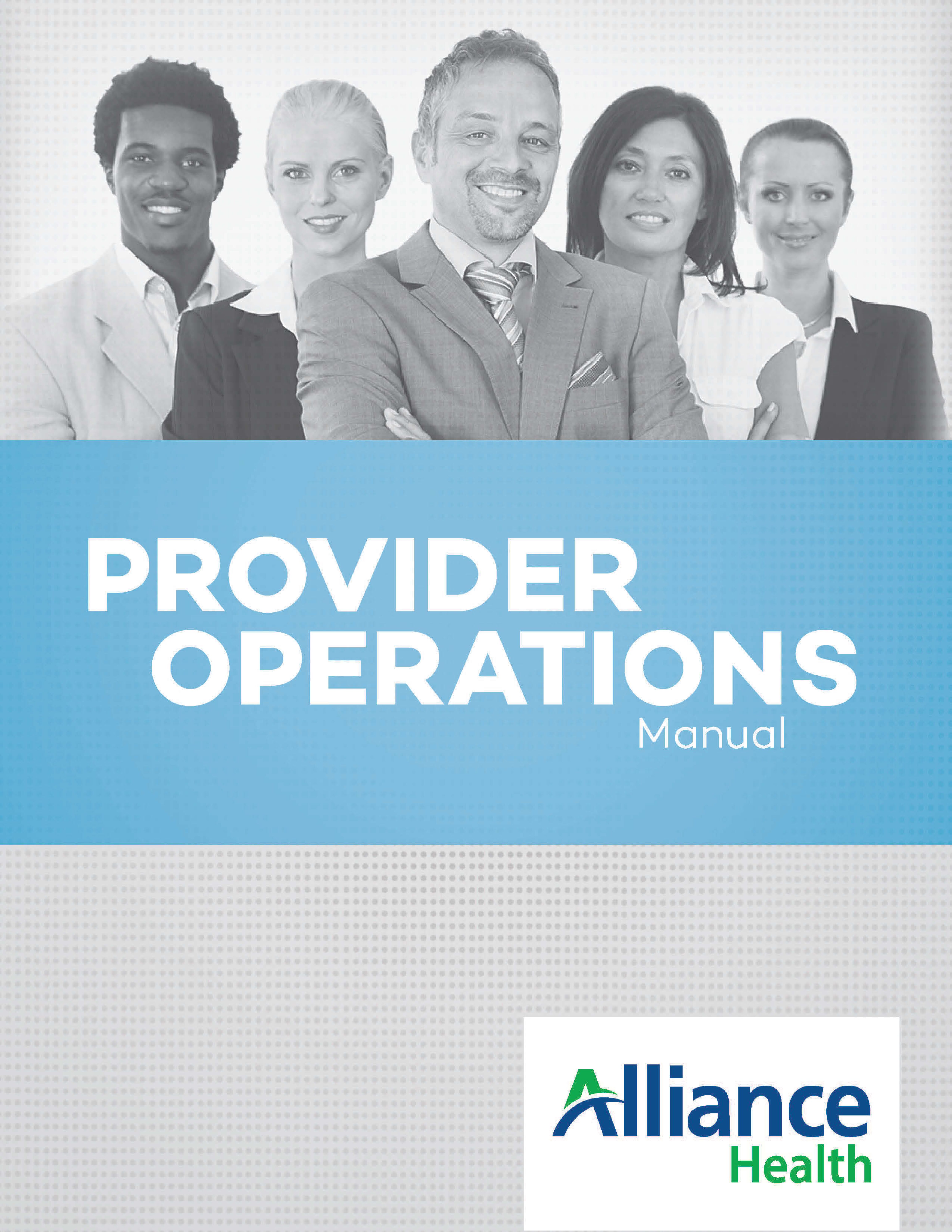 Provider Operations Manual