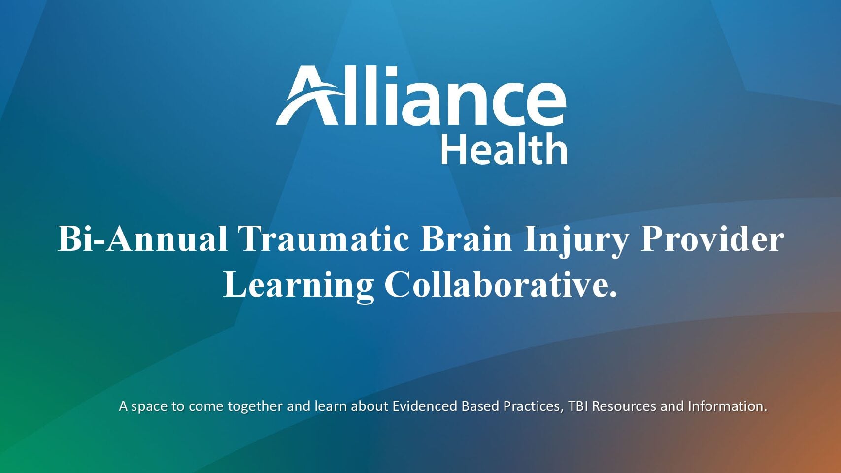 TBI Learning Collaborative - October 2026