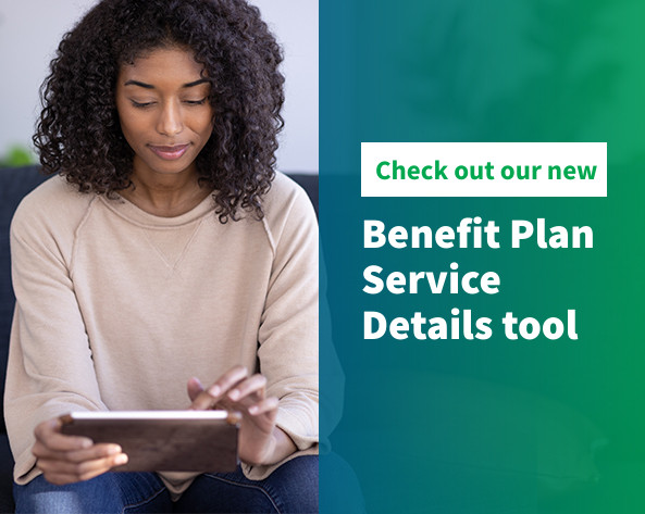 benefits plan service details tool