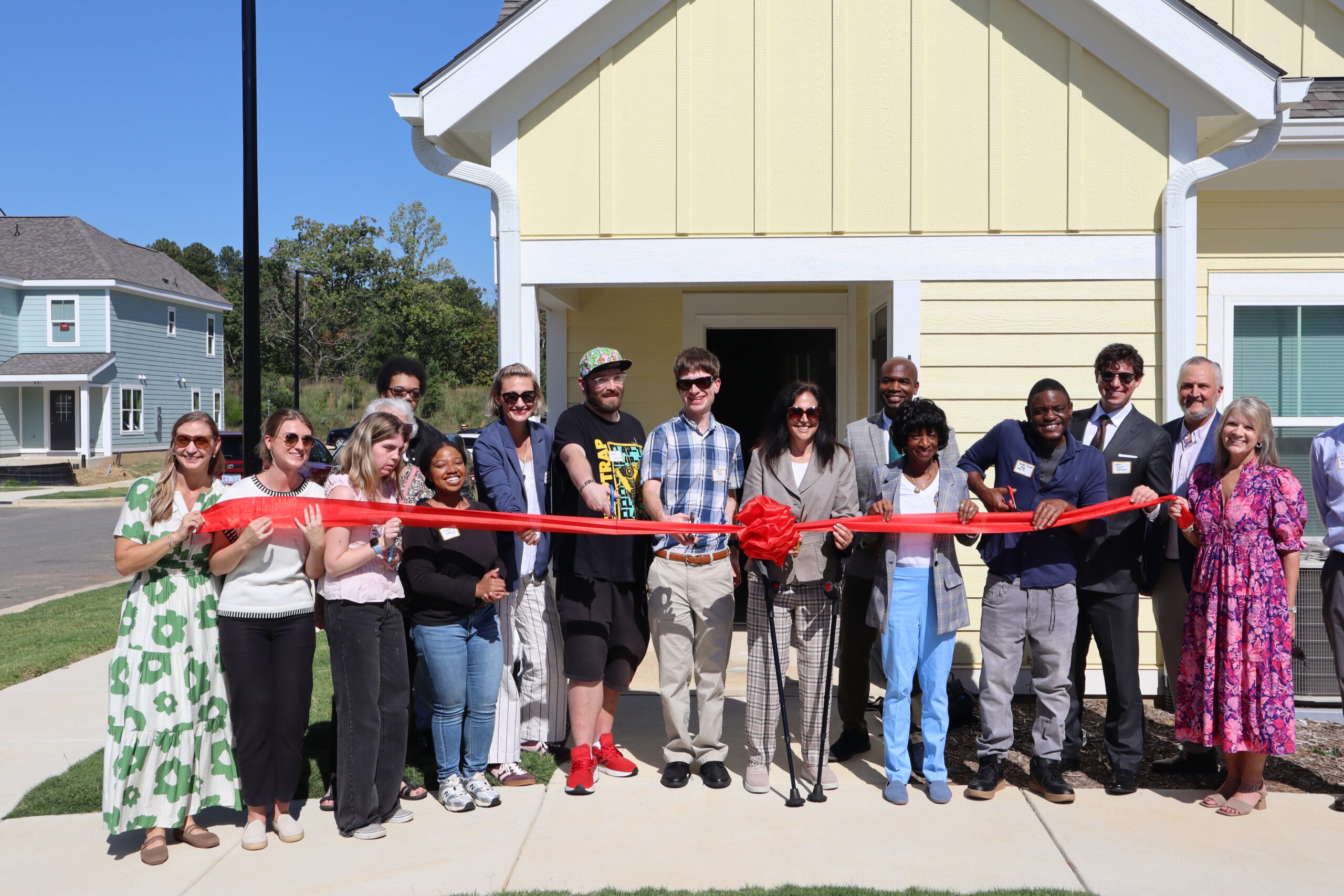 Weavers Grove ribbon cutting